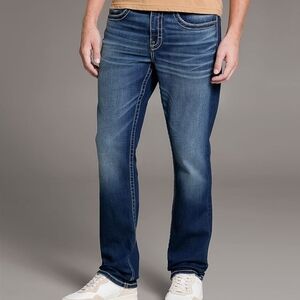 Men's BKE Jake Straight Leg Blue Jeans